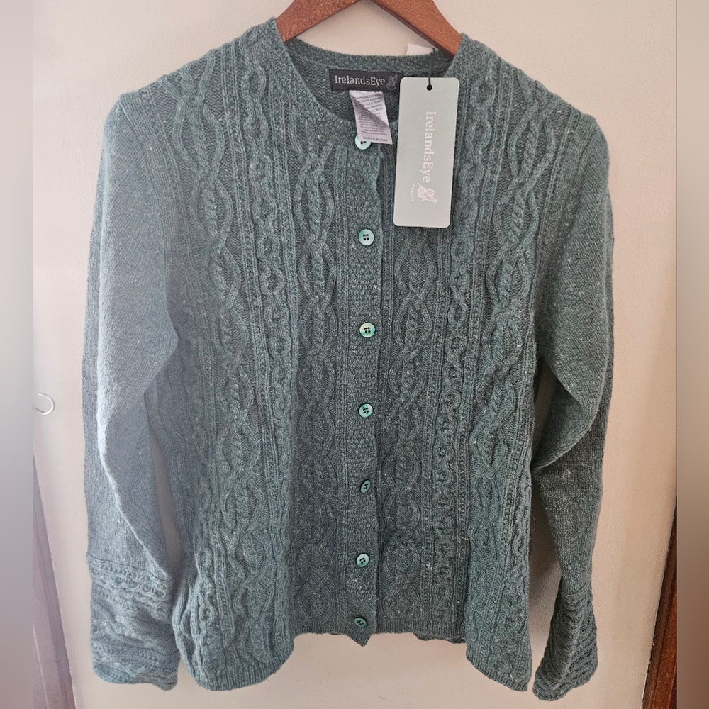 New Ireland's Eye wool cashmere cardigan